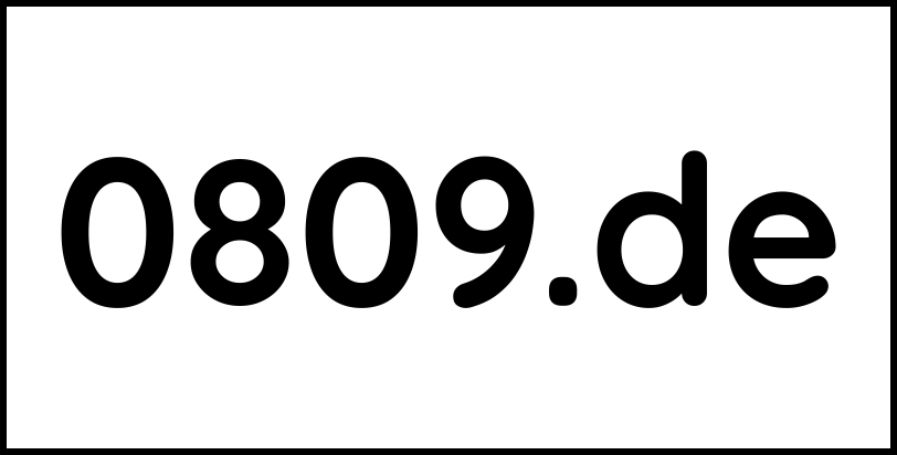 0809.de