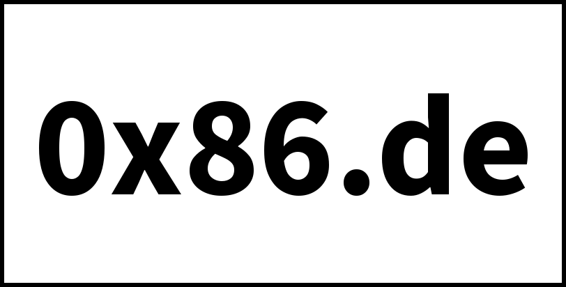 0x86.de