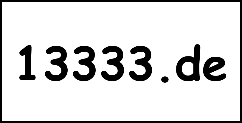 13333.de