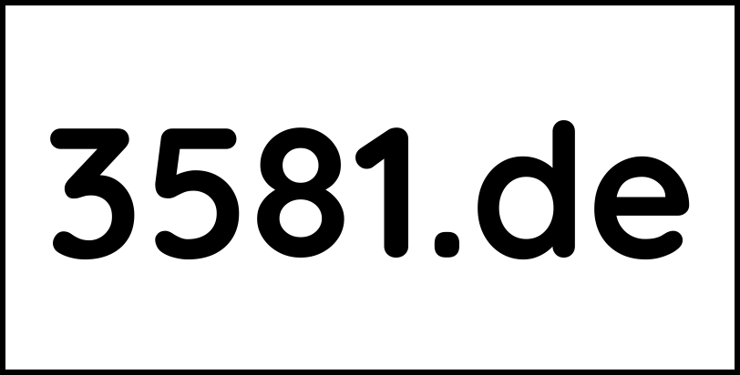 3581.de