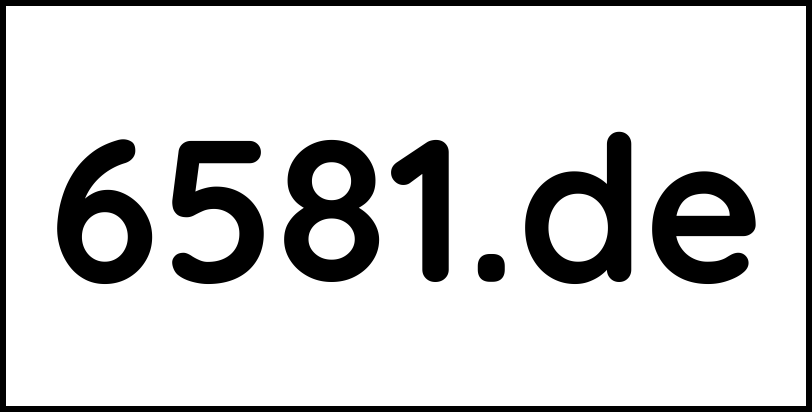 6581.de