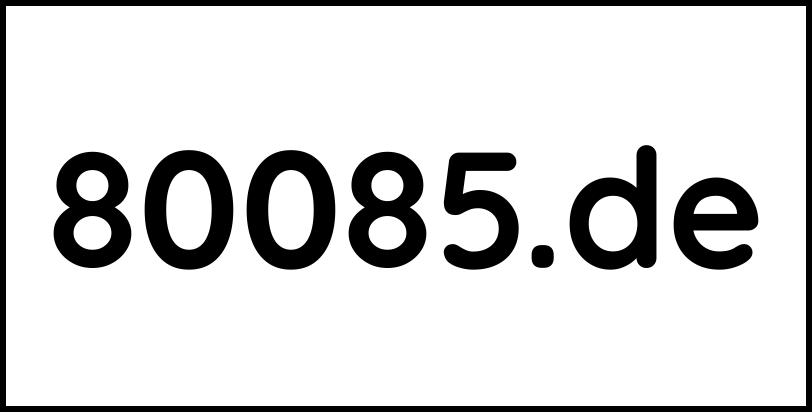 80085.de