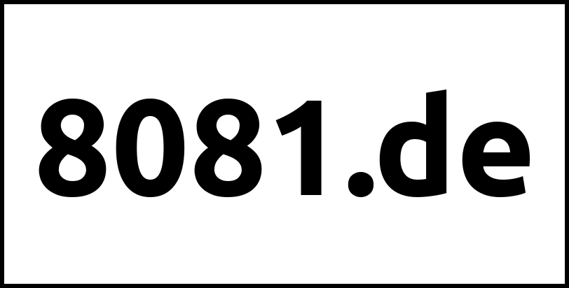 8081.de