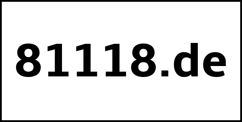 81118.de