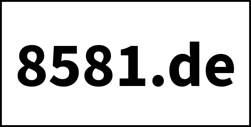 8581.de