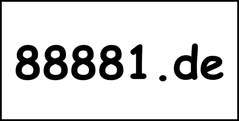 88881.de