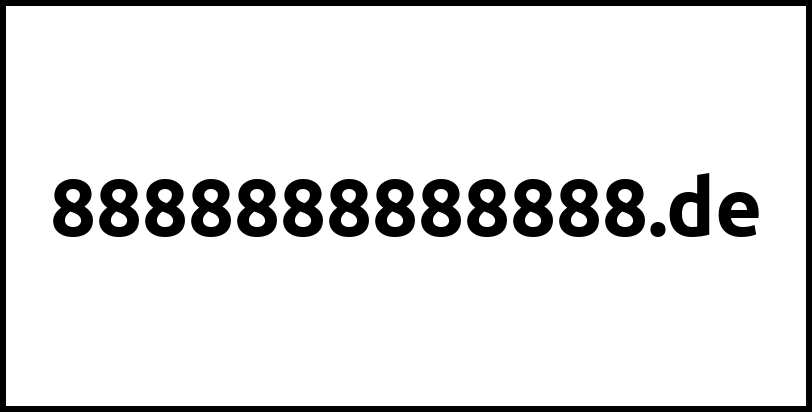 8888888888888.de