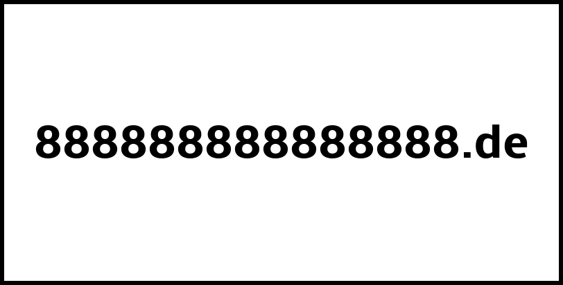 888888888888888.de