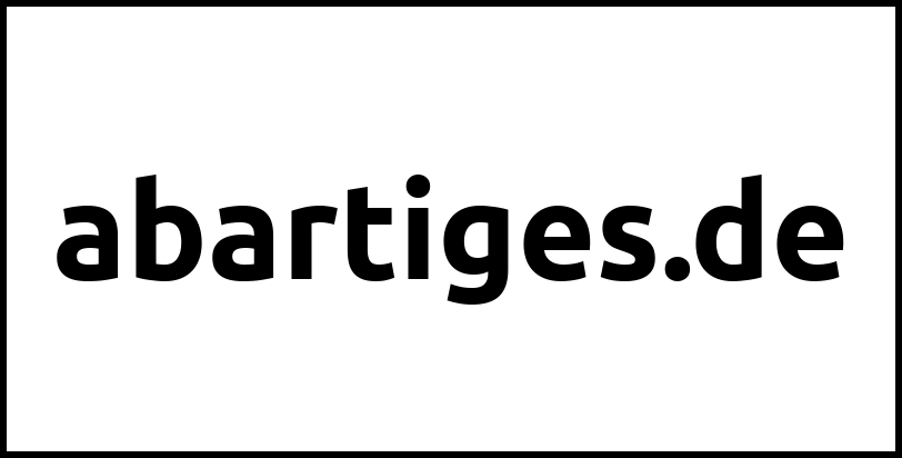 abartiges.de