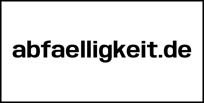 abfaelligkeit.de