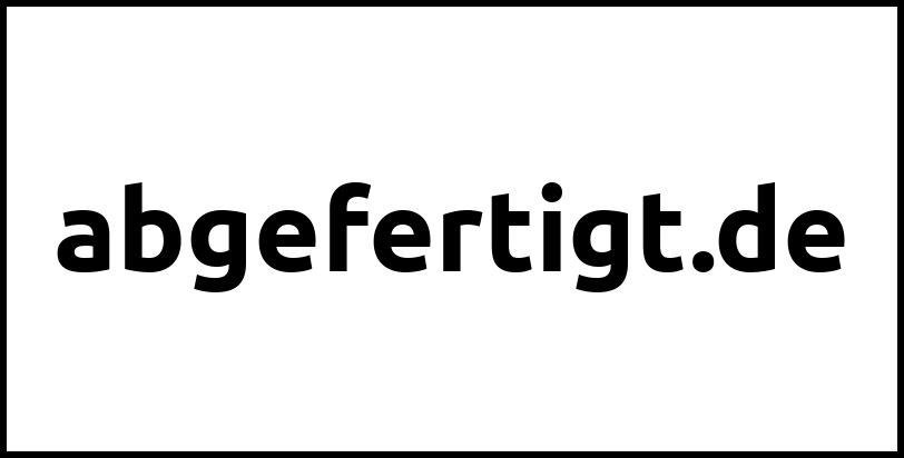 abgefertigt.de