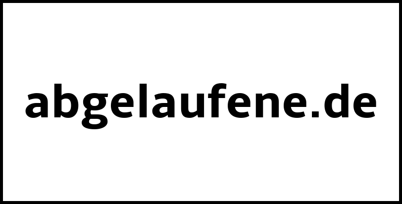 abgelaufene.de