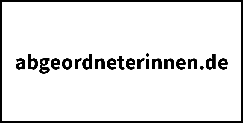 abgeordneterinnen.de