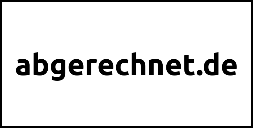 abgerechnet.de