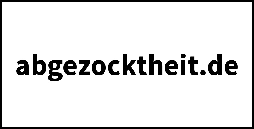 abgezocktheit.de