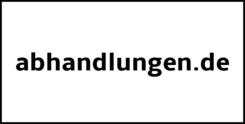 abhandlungen.de