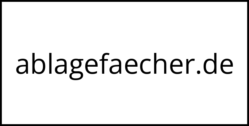 ablagefaecher.de