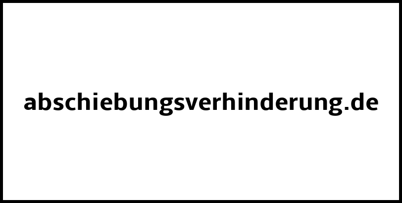 abschiebungsverhinderung.de