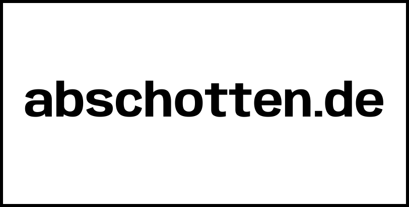 abschotten.de