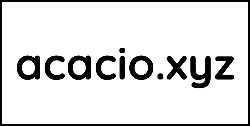 acacio.xyz