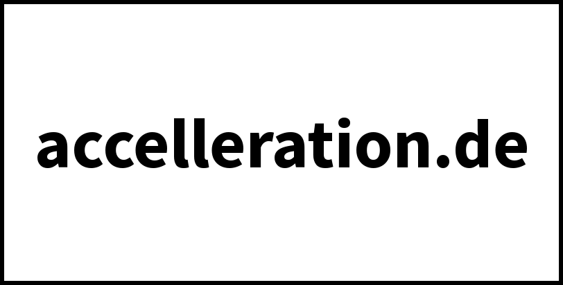 accelleration.de