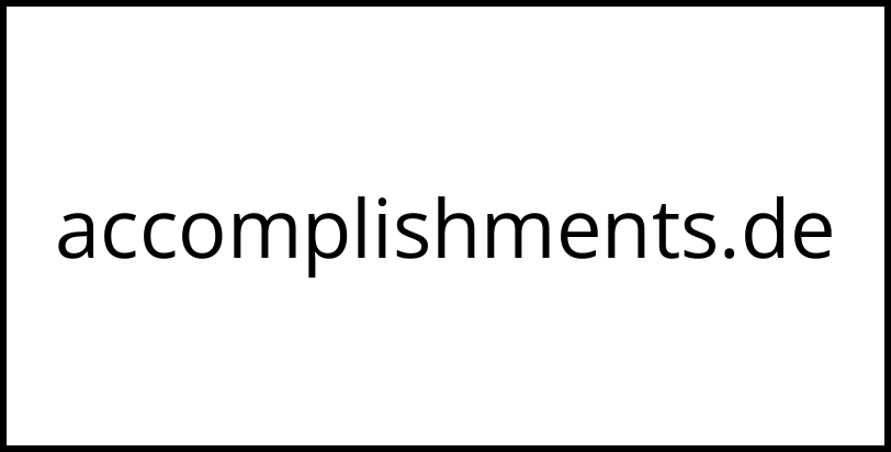 accomplishments.de