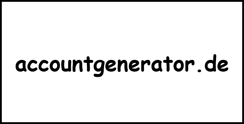 accountgenerator.de