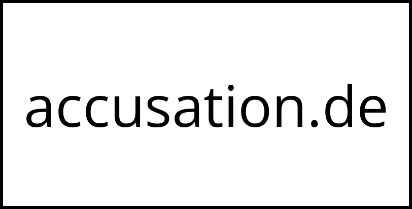 accusation.de