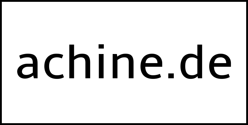 achine.de