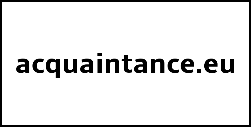 acquaintance.eu