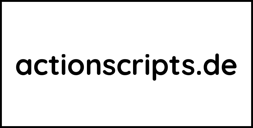 actionscripts.de