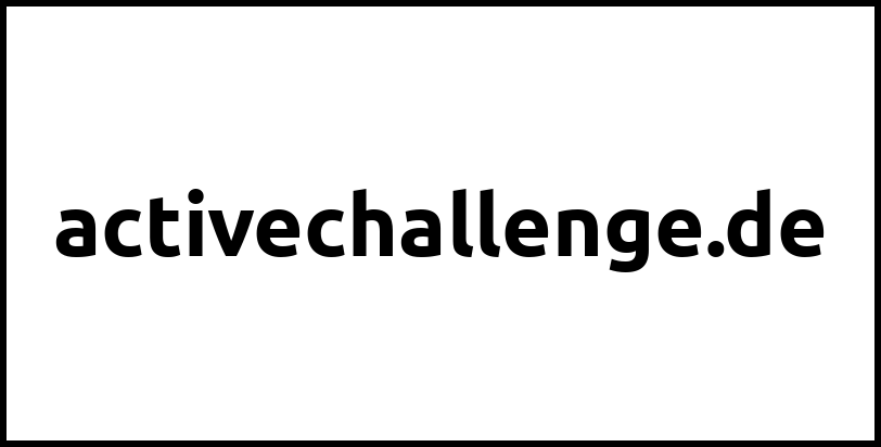 activechallenge.de