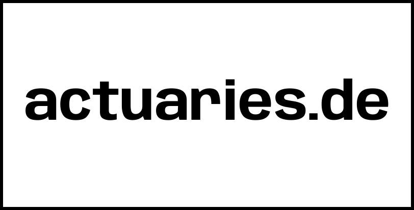 actuaries.de