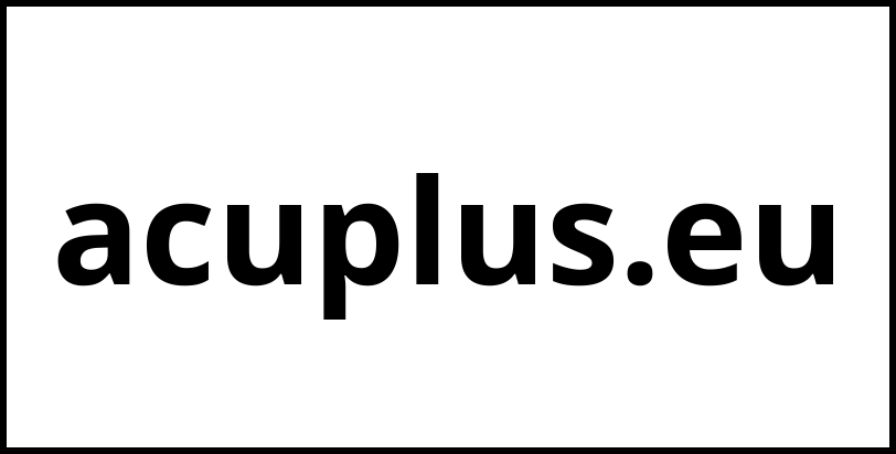 acuplus.eu