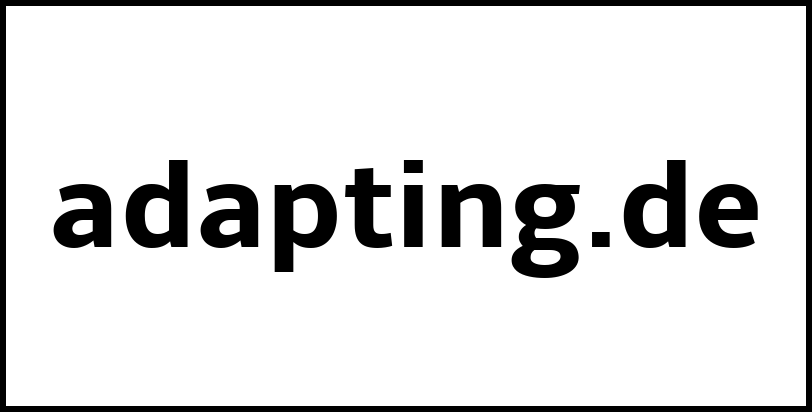 adapting.de