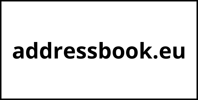 addressbook.eu