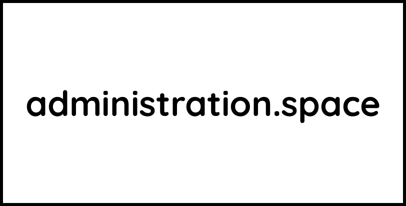 administration.space