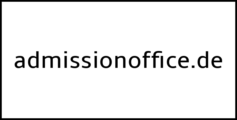 admissionoffice.de