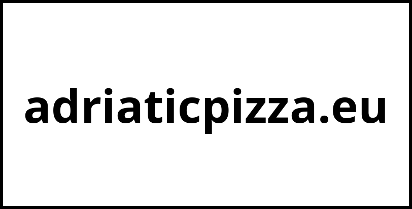 adriaticpizza.eu