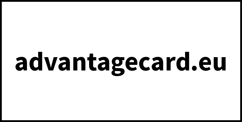 advantagecard.eu