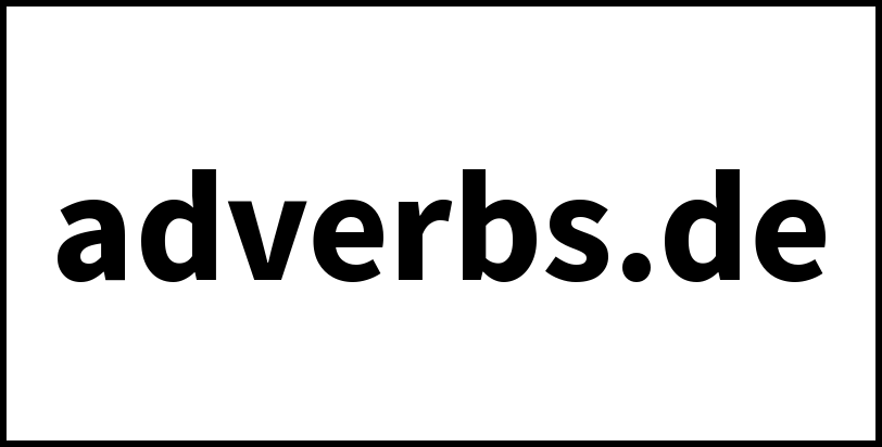 adverbs.de