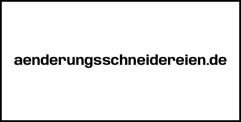 aenderungsschneidereien.de