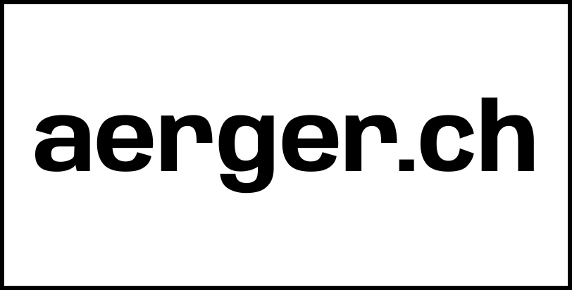 aerger.ch