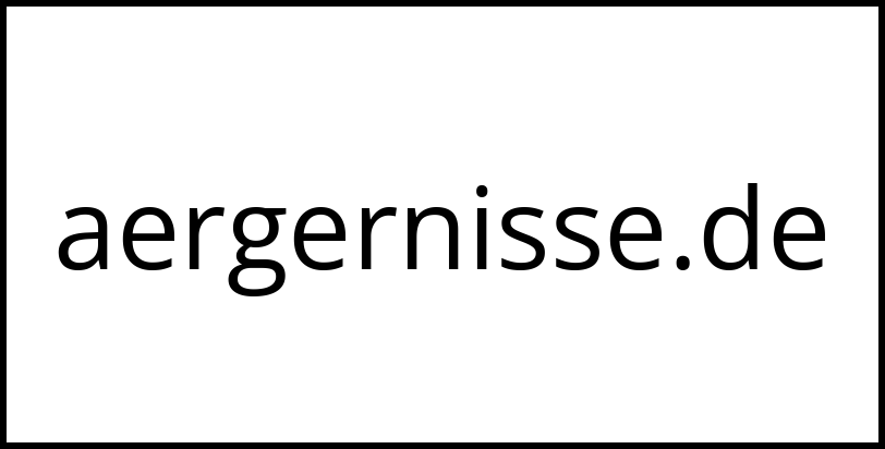 aergernisse.de