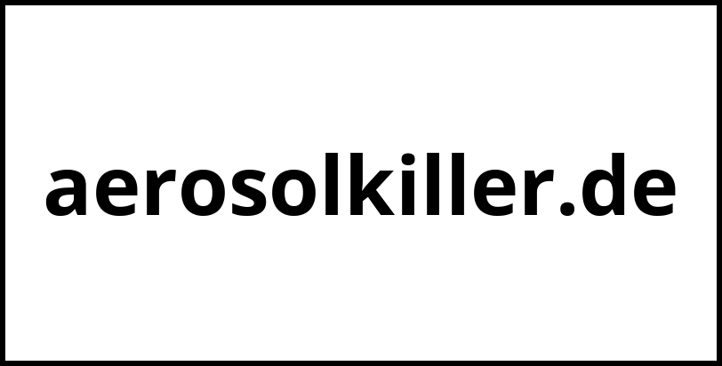 aerosolkiller.de