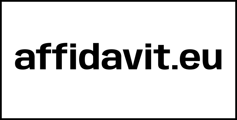 affidavit.eu