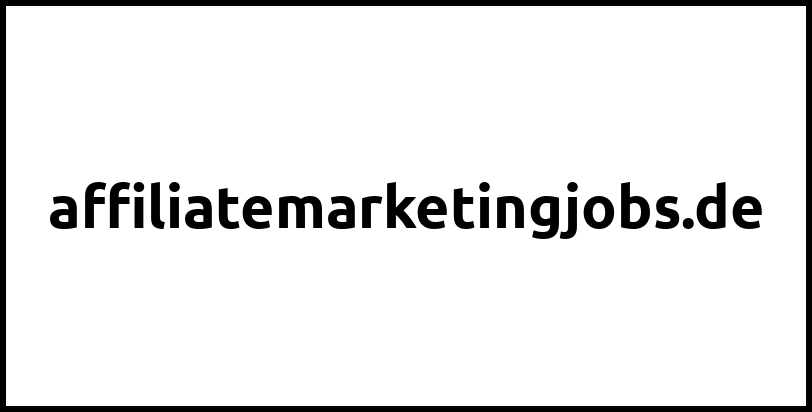 affiliatemarketingjobs.de