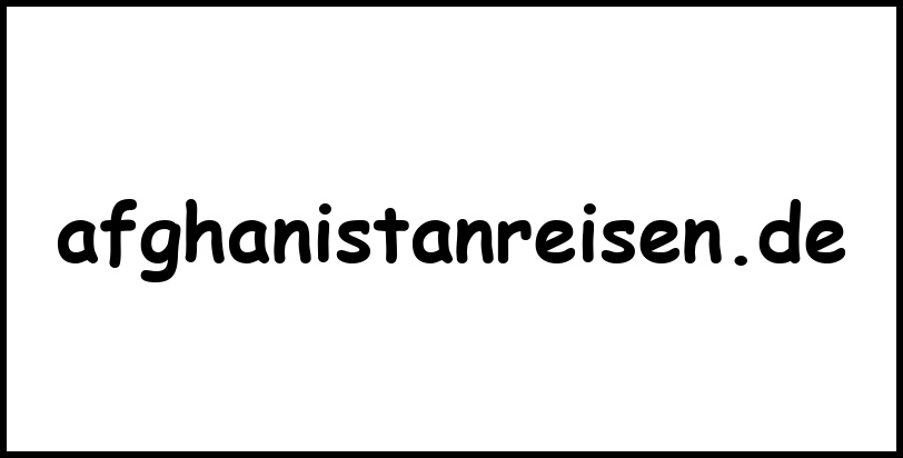 afghanistanreisen.de