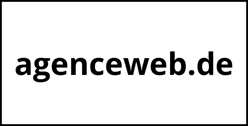 agenceweb.de