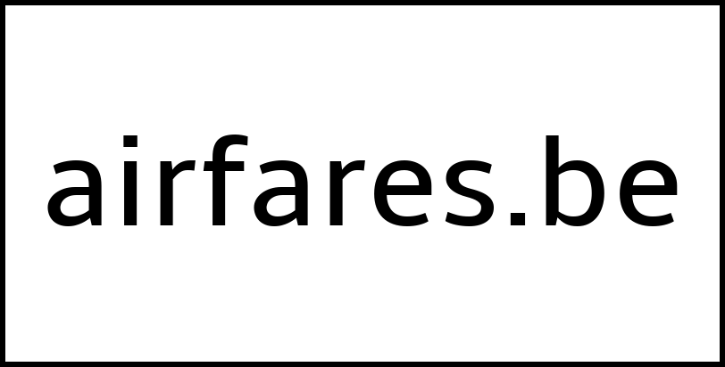 airfares.be